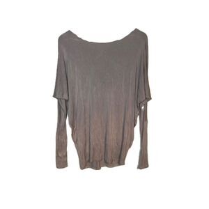 Brenda’s Taupe Boatneck Longsleeve Shirt